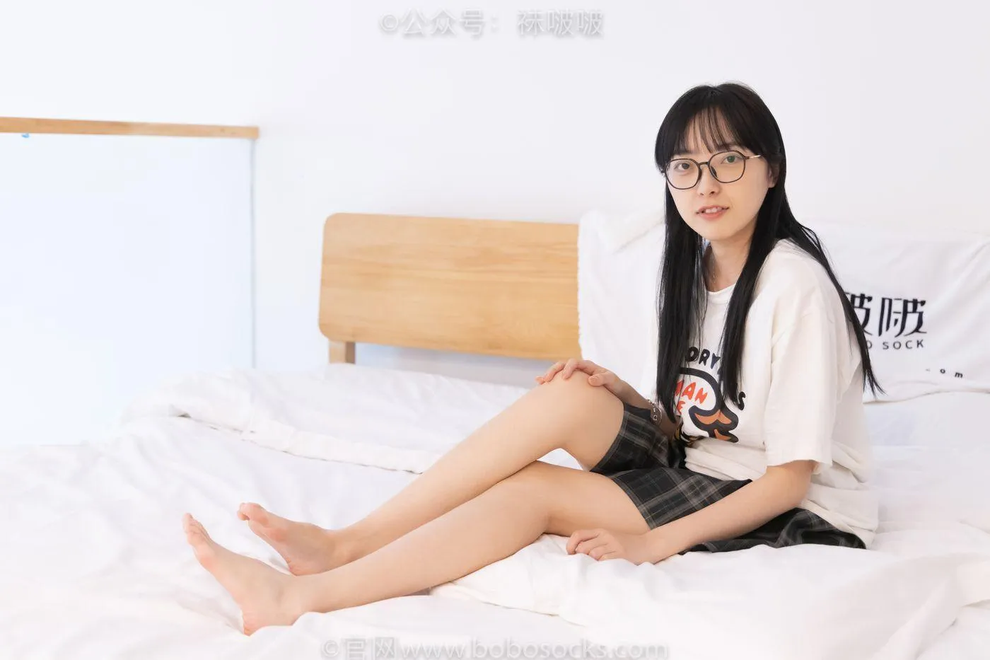 [BoBoSocks袜啵啵]NO.073 稚予-贝壳头、白棉袜、裸足 [145P]插图1